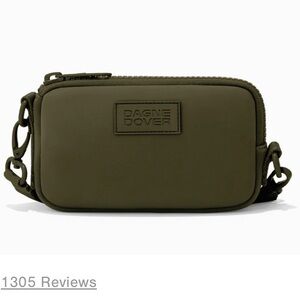 Dark green neoprene Dagne Dover maya phone sling